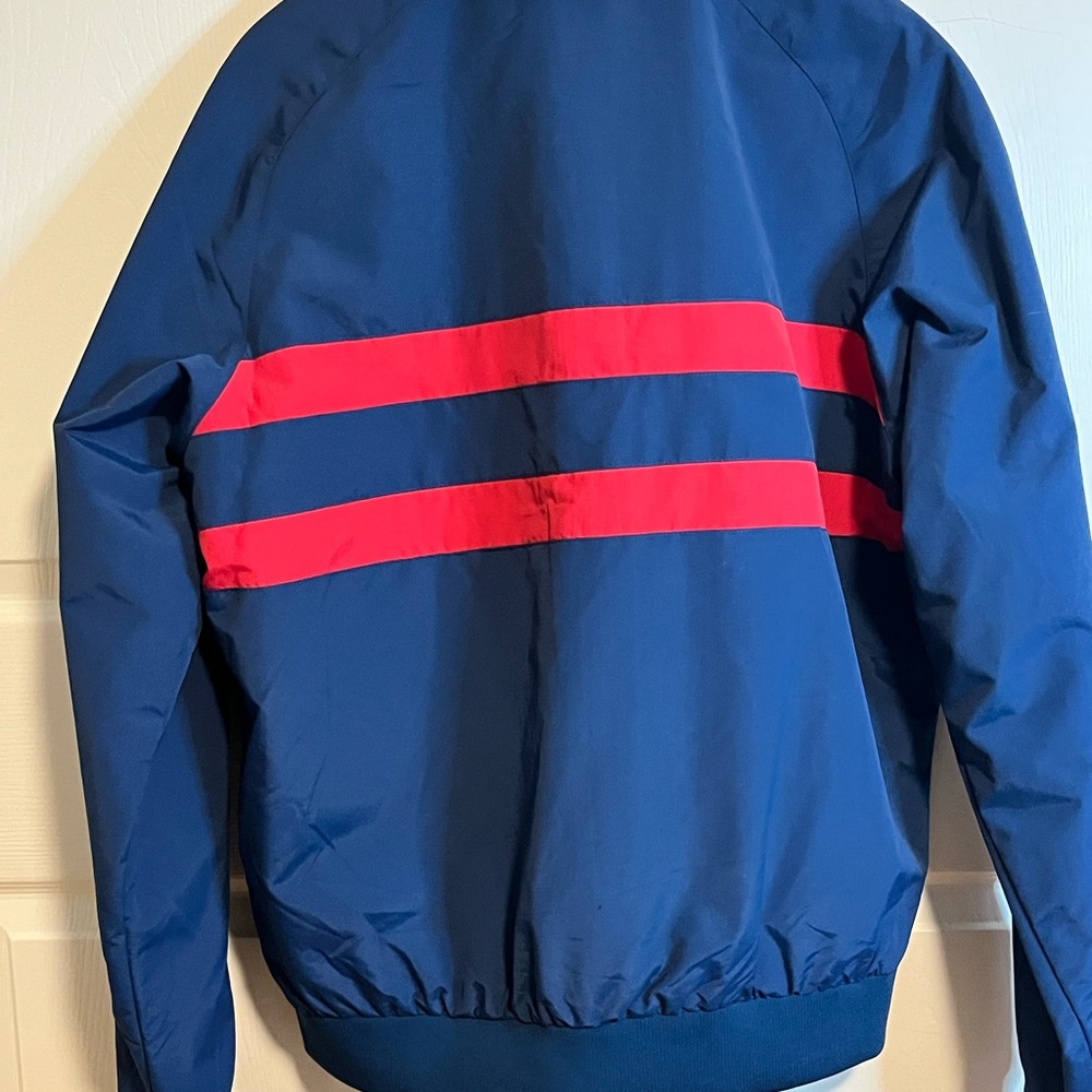 NWT, men’s CB Sports jacket, navy and red, size large - Picture 9 of 10